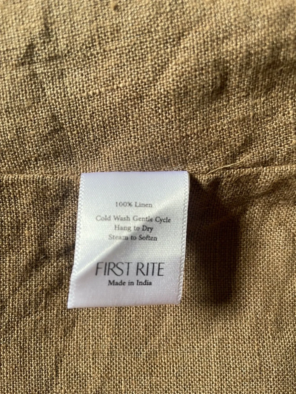 First Rite Linen Vest Tank in Cocoa, Size S - Picture 9 of 9